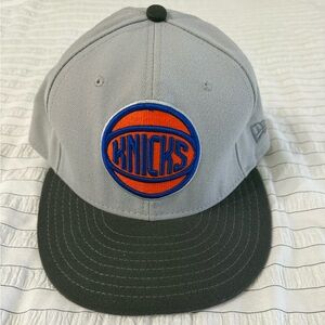 New Era Gray NY Knicks 59FIFTY Cap